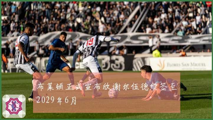 布莱顿正式宣布欣谢尔伍德续签至2029年6月